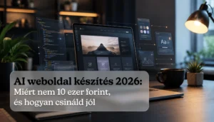 AI weboldal készítés 2026: Miért nem 10 ezer forint, és hogyan csináld jól