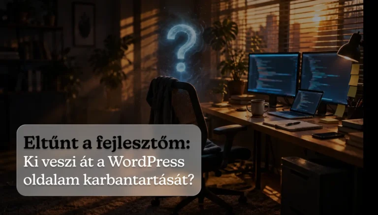 Eltűnt a fejlesztőm: ki veszi át a WordPress oldalam karbantartását?